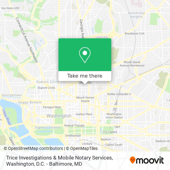 Mapa de Trice Investigations & Mobile Notary Services