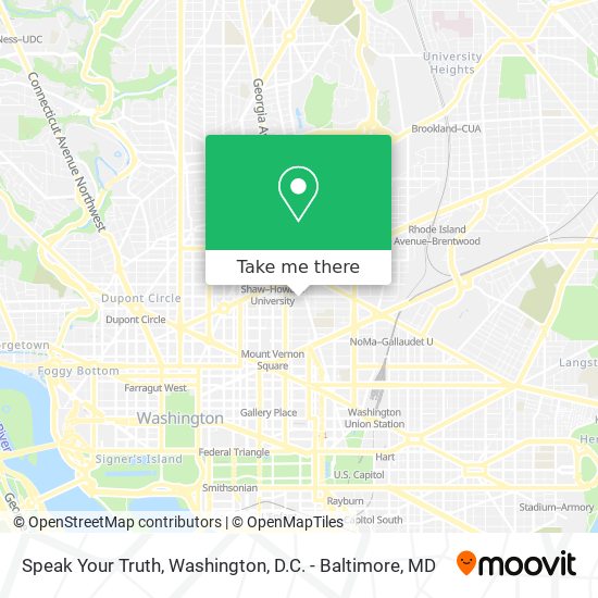 Speak Your Truth map