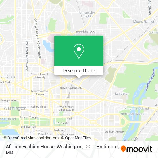 Mapa de African Fashion House
