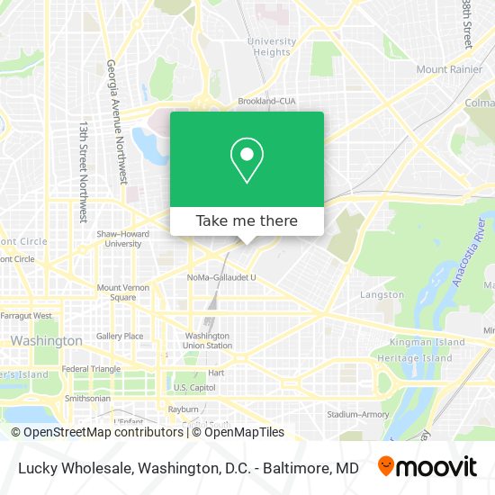Lucky Wholesale map