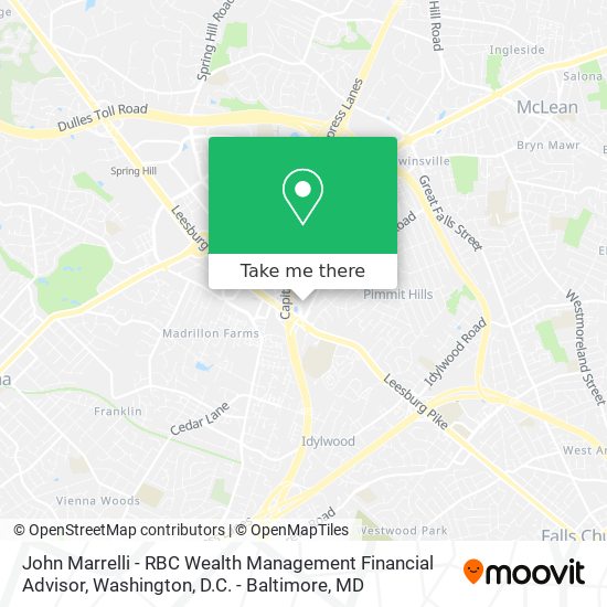 John Marrelli - RBC Wealth Management Financial Advisor map