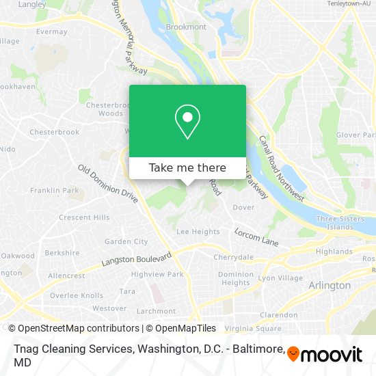 Tnag Cleaning Services map