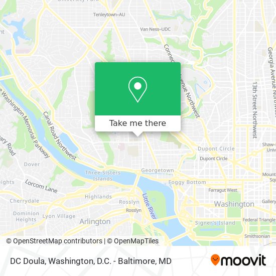 DC Doula map