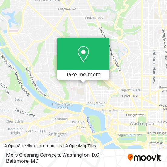 Mel's Cleaning Service's map