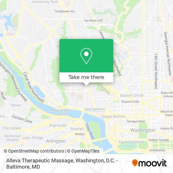 Alleva Therapeutic Massage map