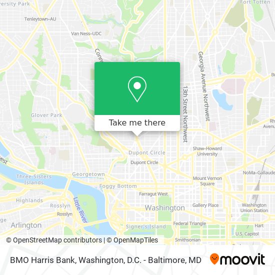 BMO Harris Bank map