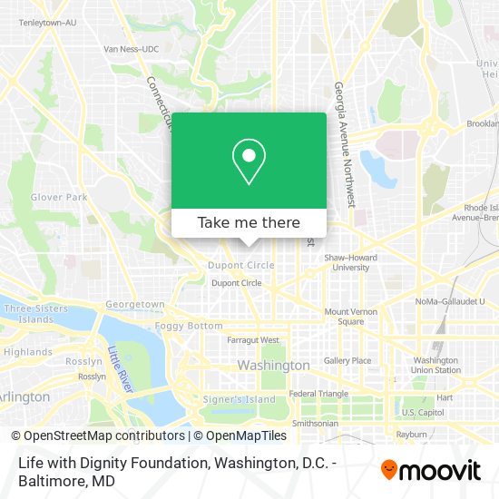 Mapa de Life with Dignity Foundation