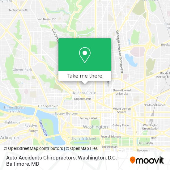 Mapa de Auto Accidents Chiropractors