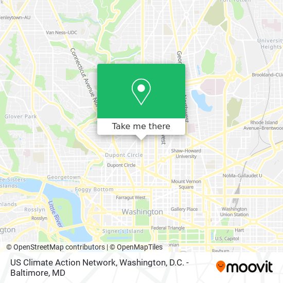 Mapa de US Climate Action Network