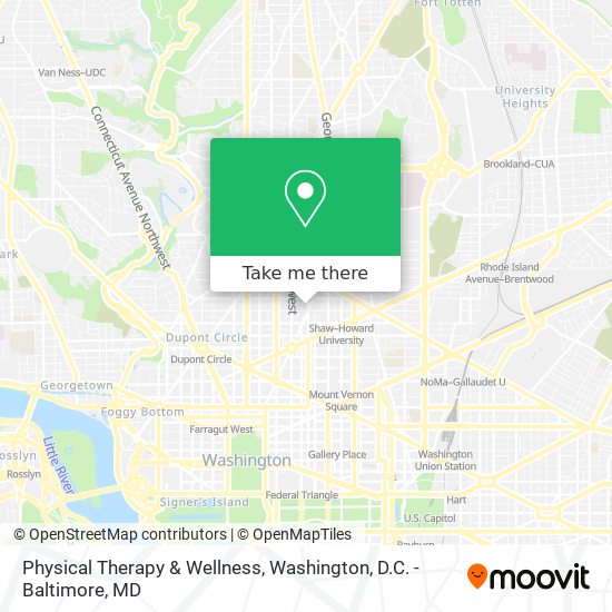 Mapa de Physical Therapy & Wellness