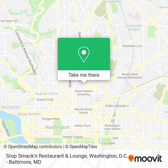 Mapa de Stop Smack'n Restaurant & Lounge