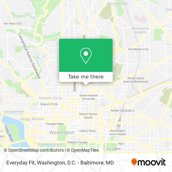 Everyday Fit map