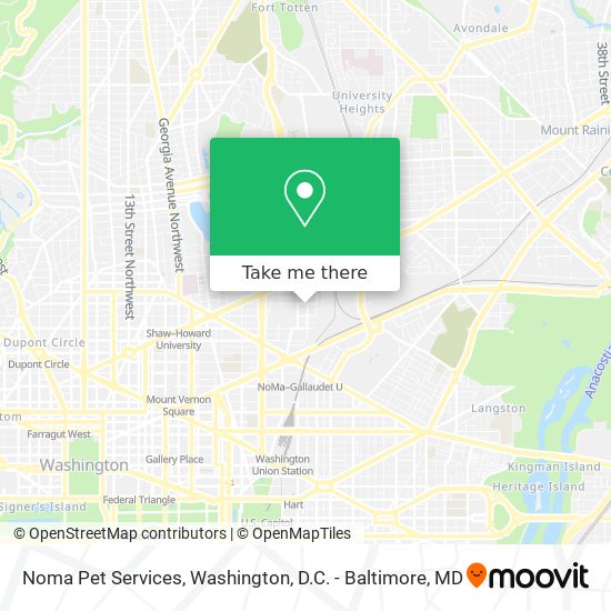 Mapa de Noma Pet Services