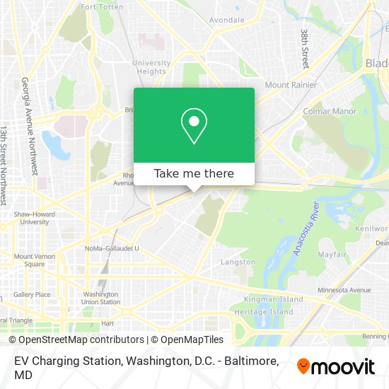 Mapa de EV Charging Station