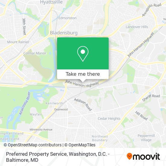 Preferred Property Service map