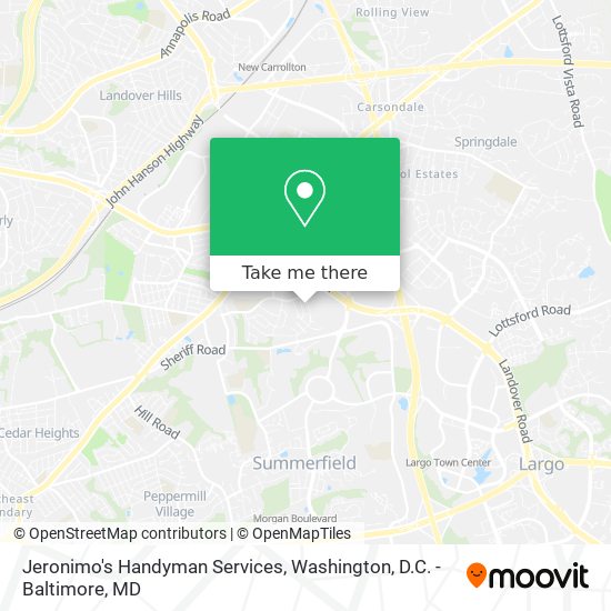 Jeronimo's Handyman Services map