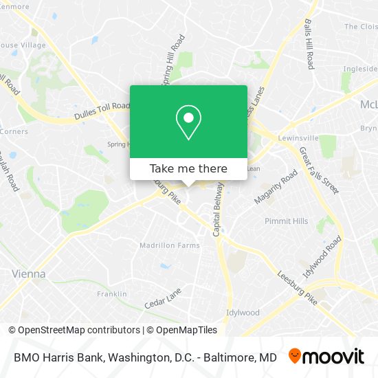 BMO Harris Bank map