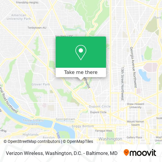 Verizon Wireless map