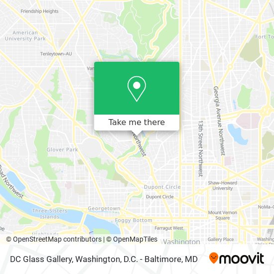 DC Glass Gallery map