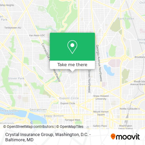 Crystal Insurance Group map