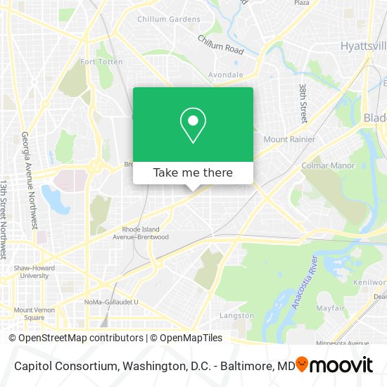 Capitol Consortium map