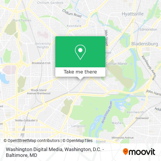 Washington Digital Media map