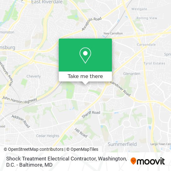 Shock Treatment Electrical Contractor map