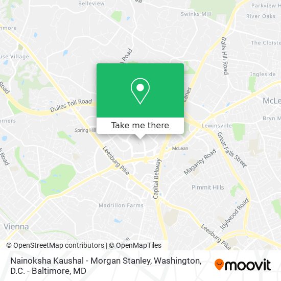 Mapa de Nainoksha Kaushal - Morgan Stanley