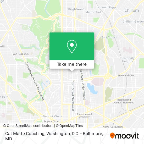 Cat Marte Coaching map