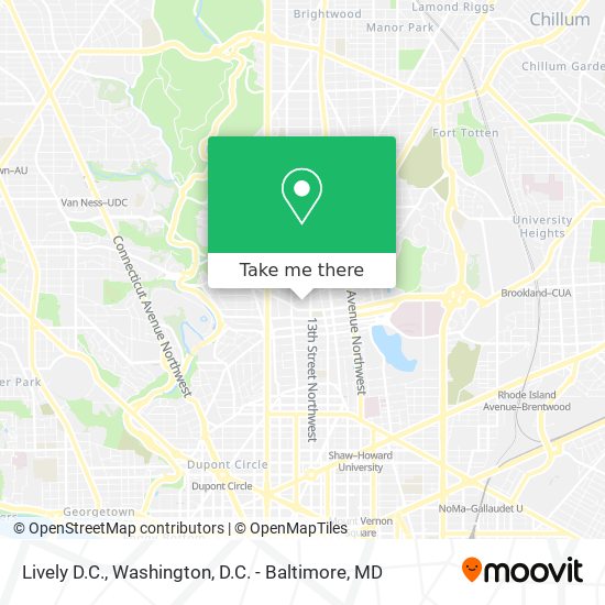 Lively D.C. map