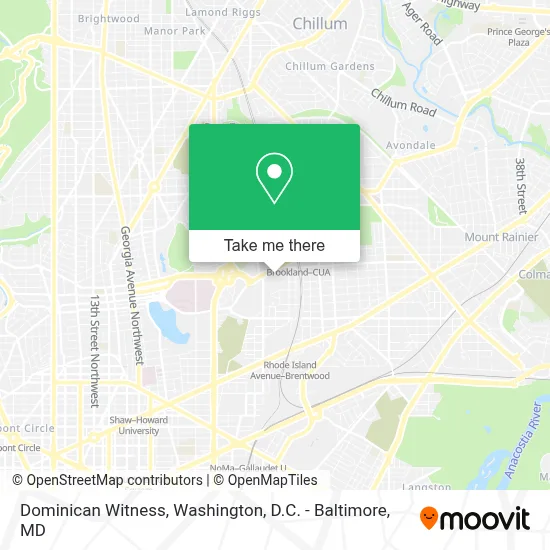 Dominican Witness map