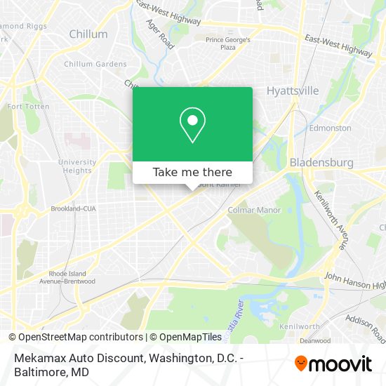 Mekamax Auto Discount map