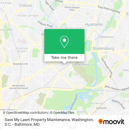 Save My Lawn Property Maintenance map