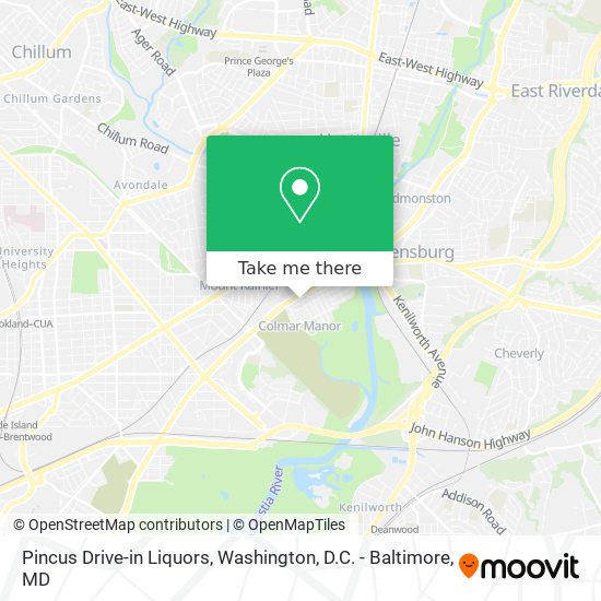 Pincus Drive-in Liquors map