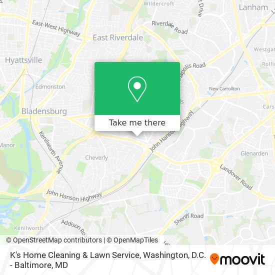 Mapa de K's Home Cleaning & Lawn Service