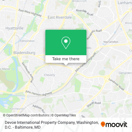 Devoe International Property Company map