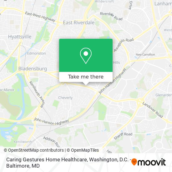 Mapa de Caring Gestures Home Healthcare