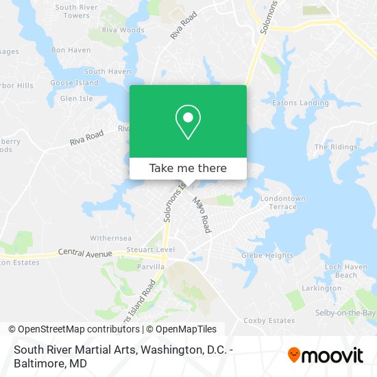 Mapa de South River Martial Arts