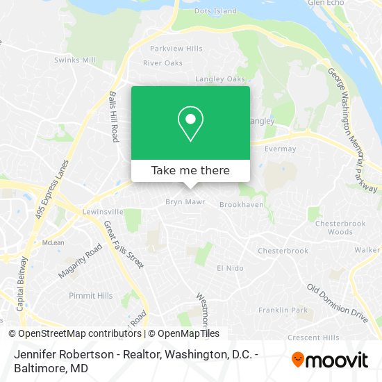 Jennifer Robertson - Realtor map