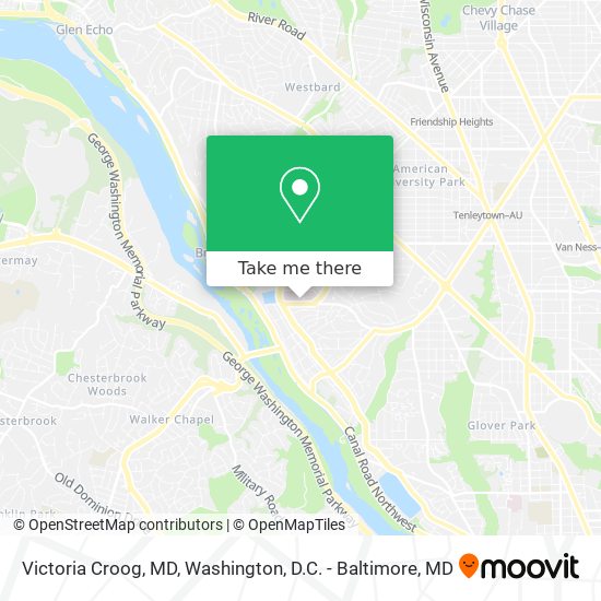 Mapa de Victoria Croog, MD