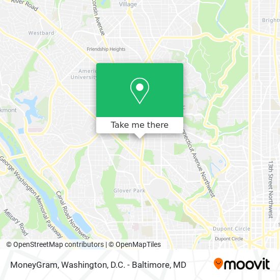 MoneyGram map