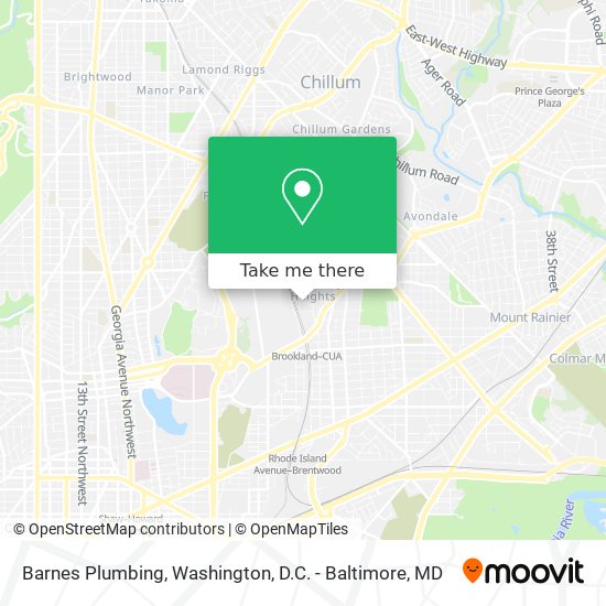 Mapa de Barnes Plumbing