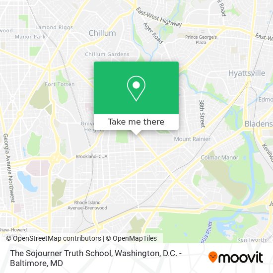 The Sojourner Truth School map