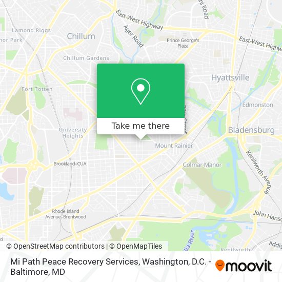 Mapa de Mi Path Peace Recovery Services