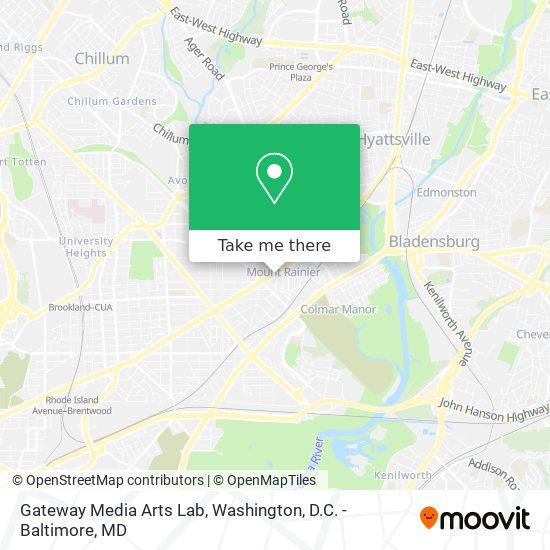 Mapa de Gateway Media Arts Lab