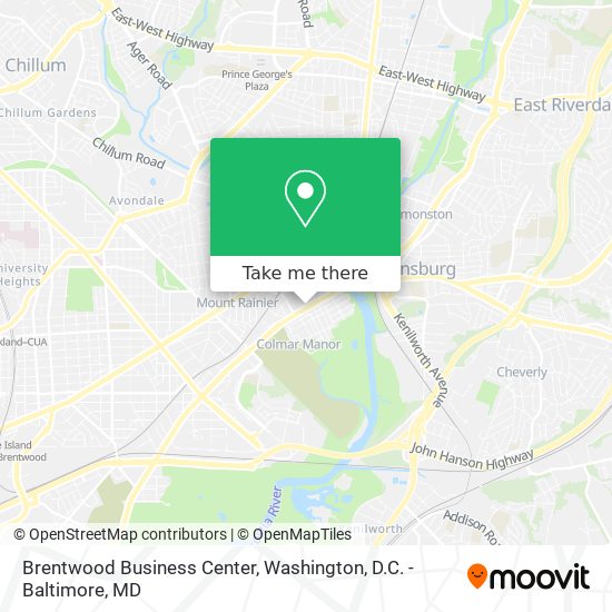 Brentwood Business Center map