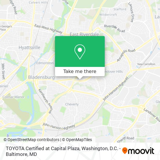 Mapa de TOYOTA Certified at Capital Plaza