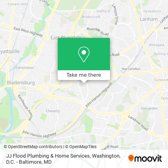JJ Flood Plumbing & Home Services map
