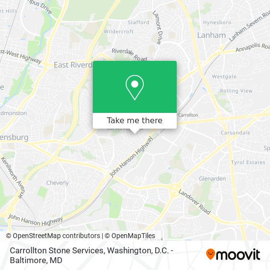 Mapa de Carrollton Stone Services