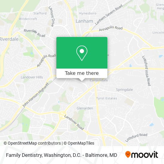 Family Dentistry map